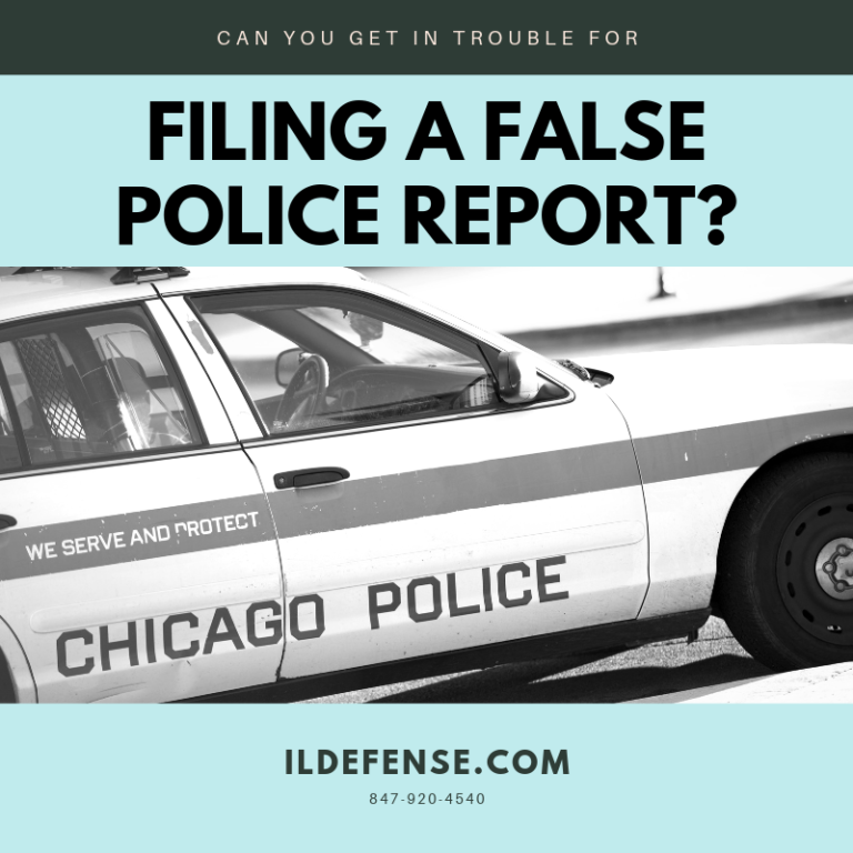 What Happens If You File A False Police Report? - Skokie IL Criminal ...