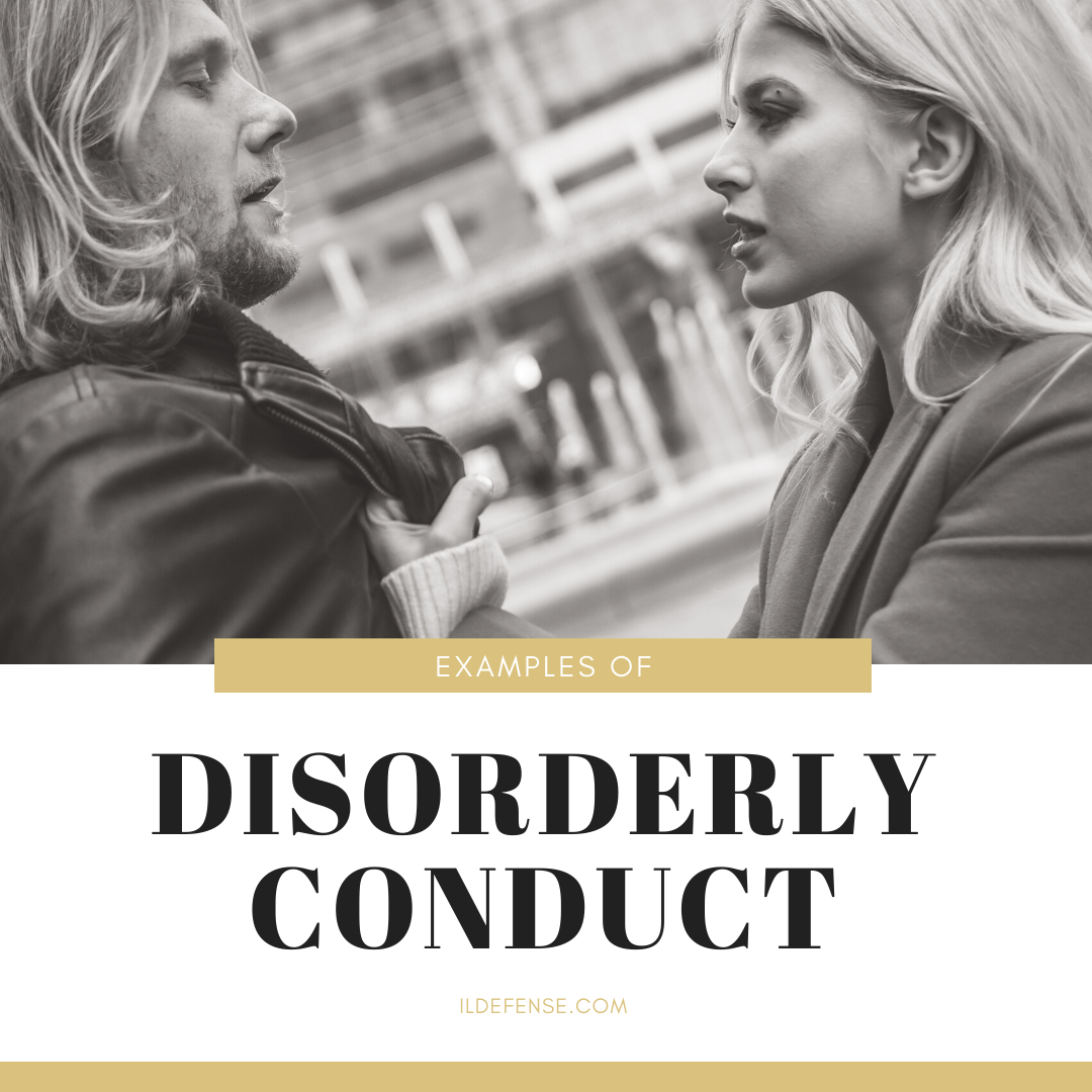 Examples of Disorderly Conduct in Illinois