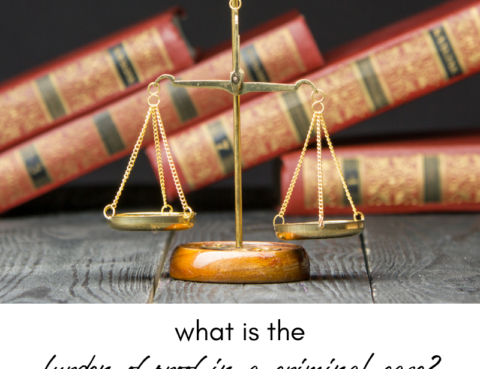 What is the Burden of Proof in a Criminal Case?