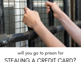 Will You Go to Prison for Stealing a Credit Card Number?